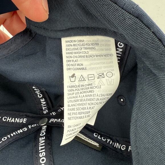 NWT prAna Gazin Patch Hat, Unisex, One Size, Destination Unknown, Navy Blue - Picture 6 of 6